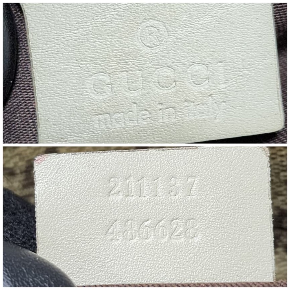 Authentic Gucci GG Supreme Tote Bag Brown/Off-White - Picture 4 of 16